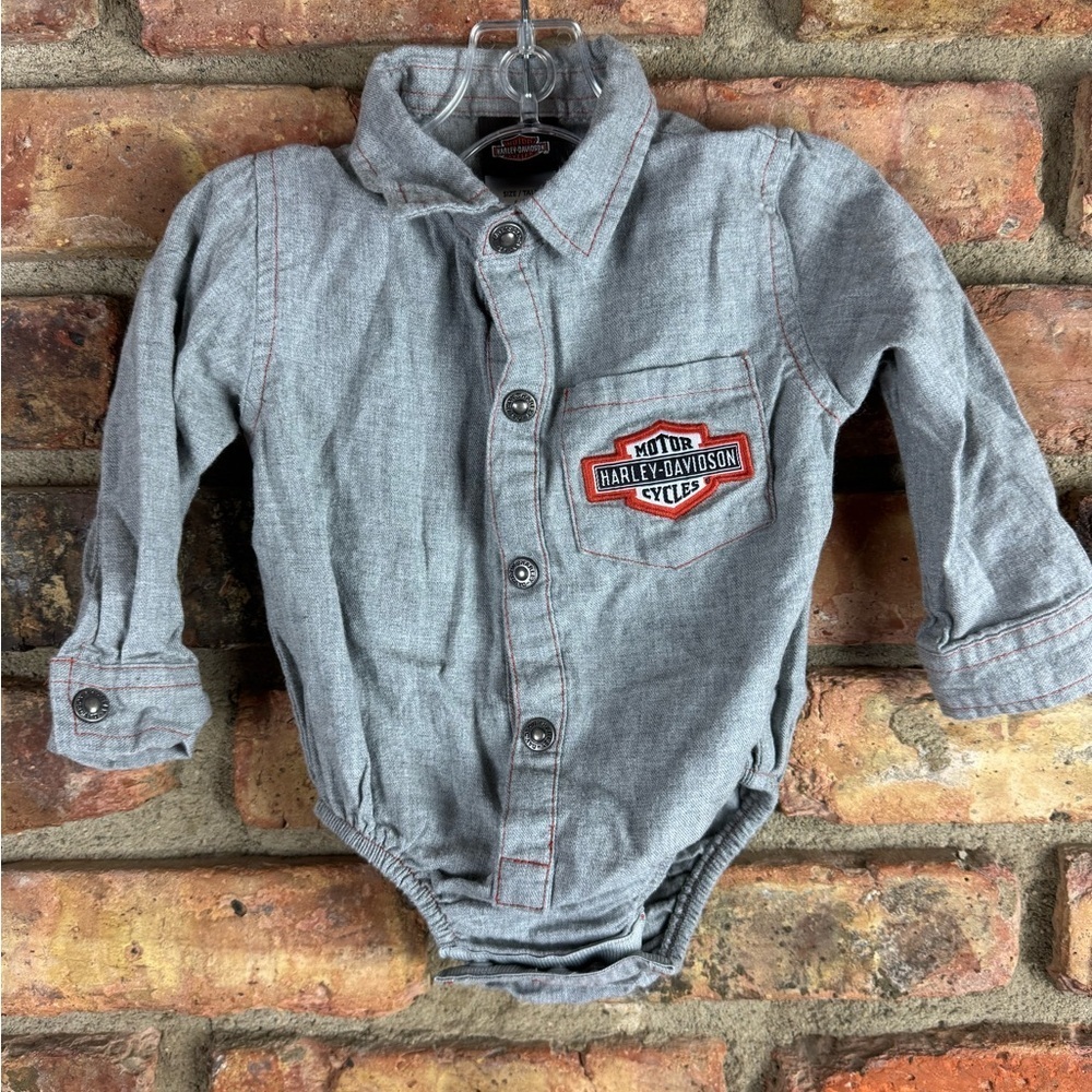 Harley-Davidson Harley Davidson Onsie Baby Boy 6/9 Month